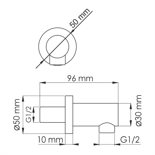 A111 Подключение шланга WasserKRAFT  - Вид №1