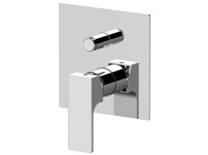 Встраиваемый однорычажный смеситель для ванны с переключателем