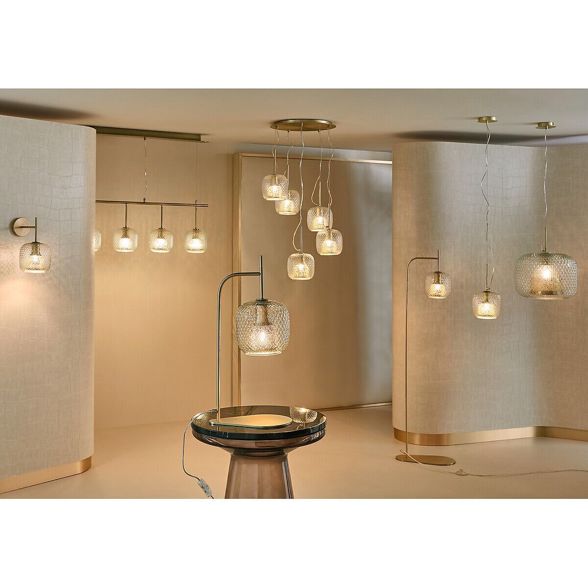 Стеклянный подвесной светильник AMPM Mistinguett ARCH-00087824 - Вид №8