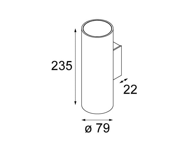Открытый светодиодный настенный светильник Modular Lighting Instruments ARCH-00053093 - Вид №4