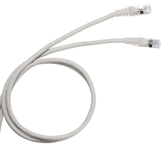 51817 Патч-корд кат.5e u/utp pvc, 0,5м, серый Legrand 