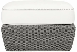 JANUS et Cie Прямоугольный садовый пуф из janusfiber® Rush