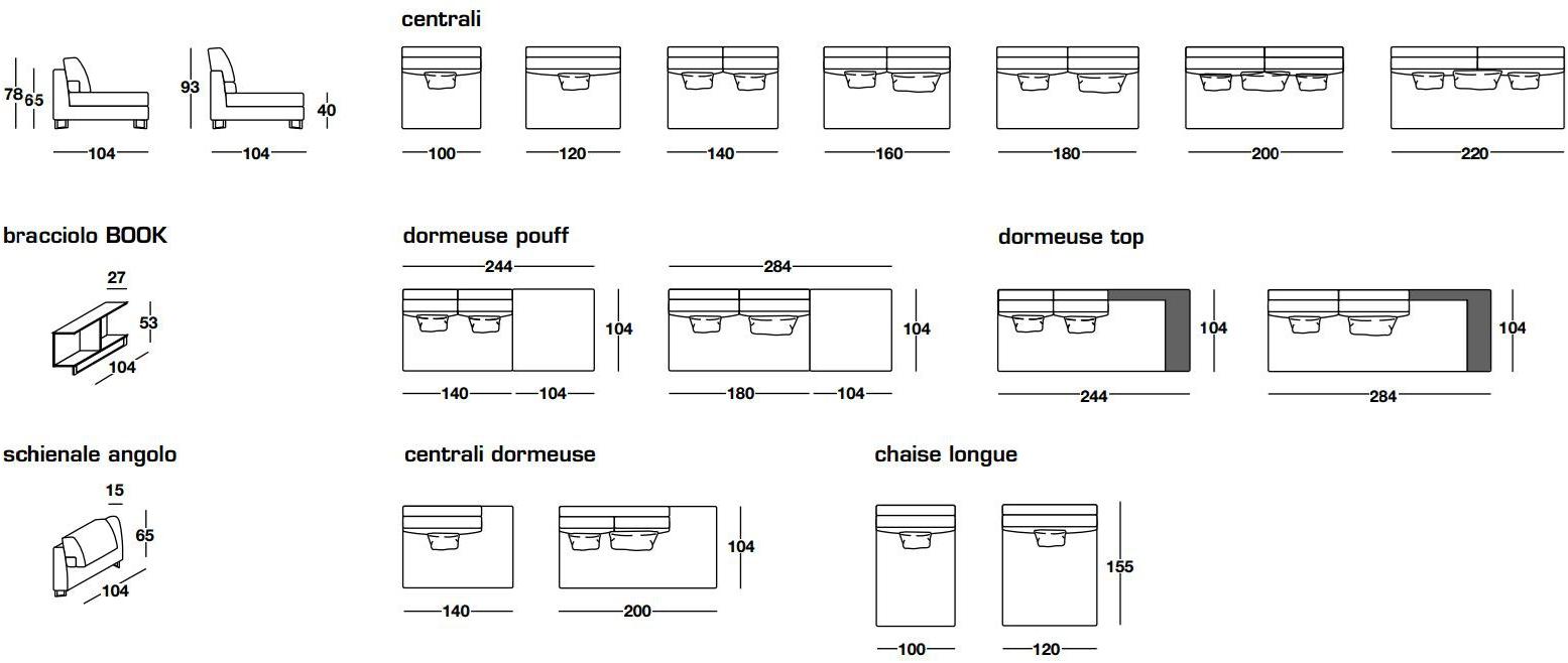 Frigerio Salotti Секционный кожаный диван-санки Davis sun-id-1459603 - Вид №1