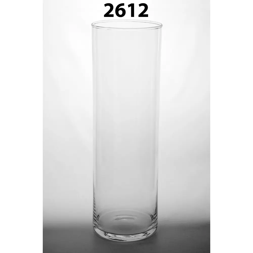 Ваза Пиксель стекло прозрачная h 33 см EVIS STLM-2152669