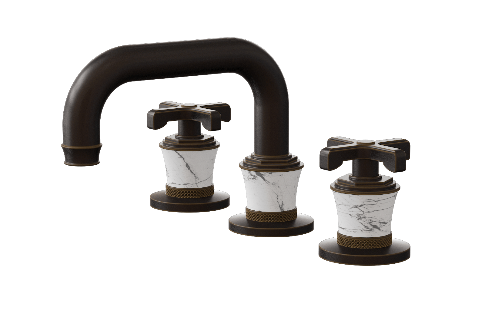 E-11610-R4MW-C20B-OB Смеситель для умывальника на 3 отвертия GRAFF Vignola