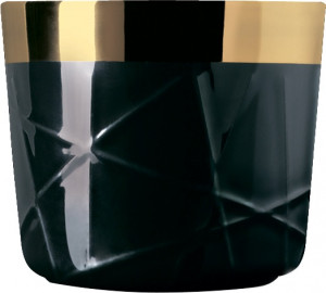 91590 Sieger by Furstenberg Кубок для игрист. вина Sieger by Furstenberg "Глоток золота.Плетение" 300мл (чёрный) Фарфор