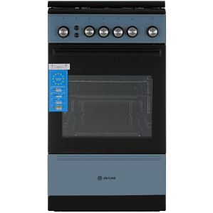 9983913 Газовая плита De Luxe 506040.23г (кр) ЧР-002 серый