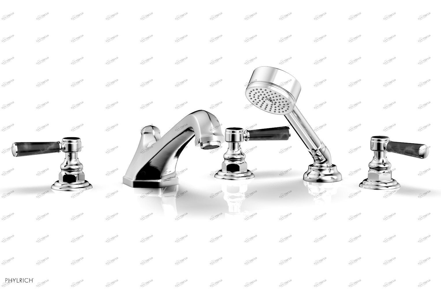 Смеситель для ванны HEX TRADITIONAL Phylrich  500-50-026X030 Хромированный 