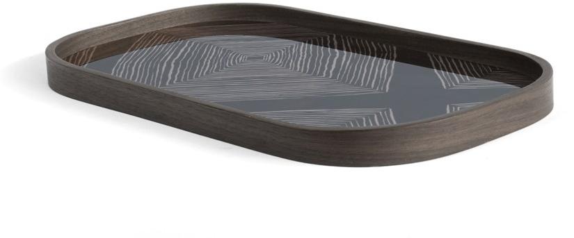 Ethnicraft Поднос деревянный прямоугольный Linear flow 20929 - Вид №1