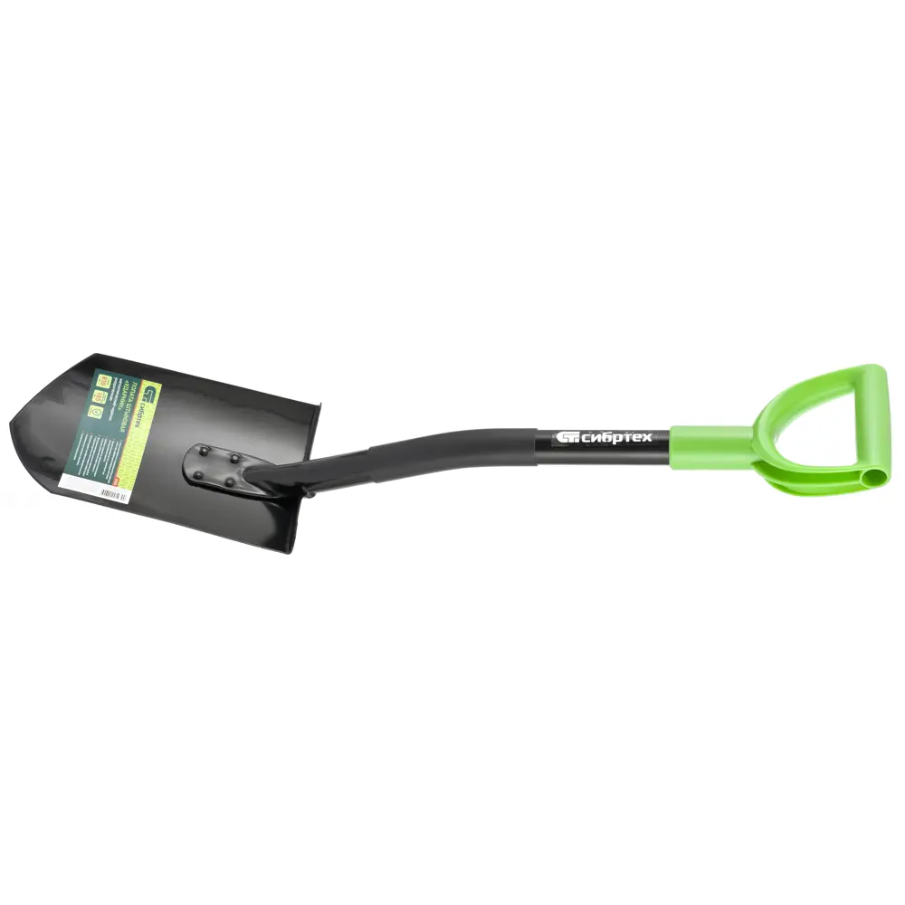 Лопата штыковая Сибртех 81 см сталь с черенком STLM-2131343