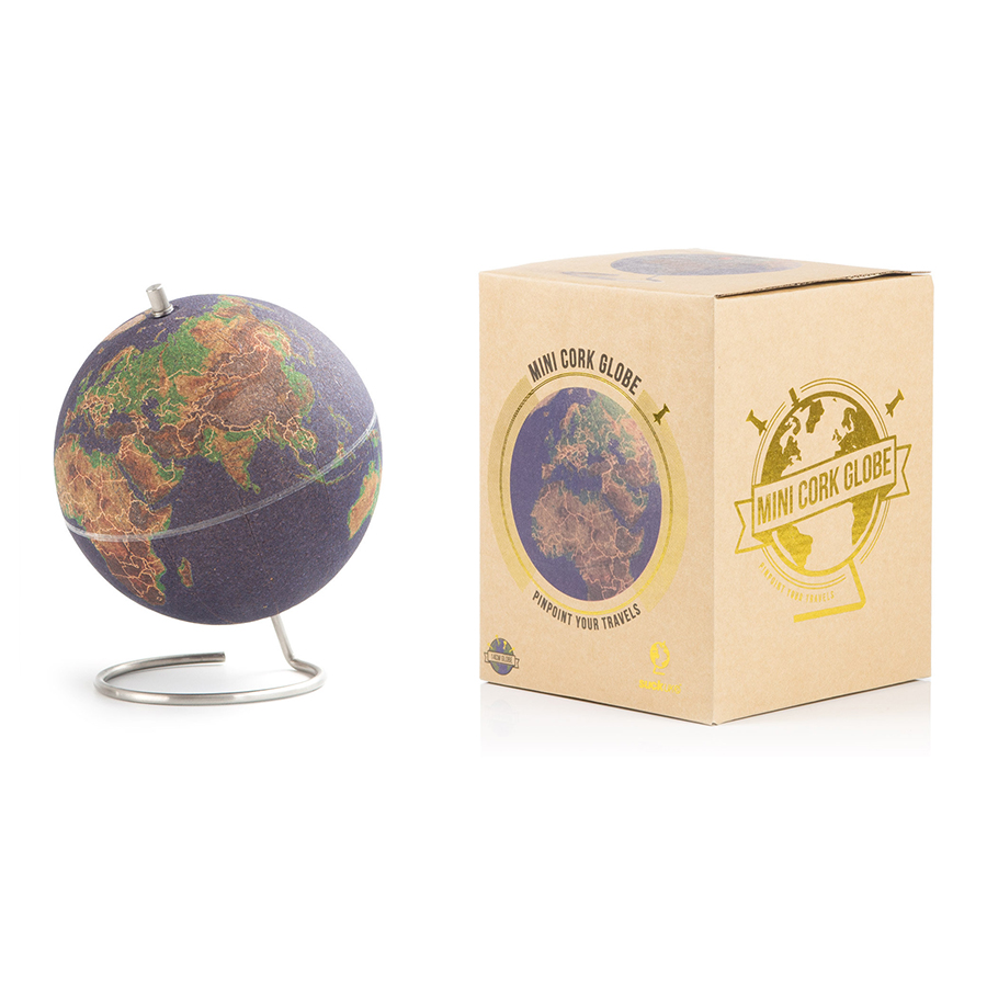 SK CORKGLOBE4 Глобус цветной colour малый Suck UK  - Вид №3