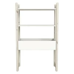 Гарнитур Midi D, 1 полка и 1 ящик-органайзер, белый, искусственно состаренный