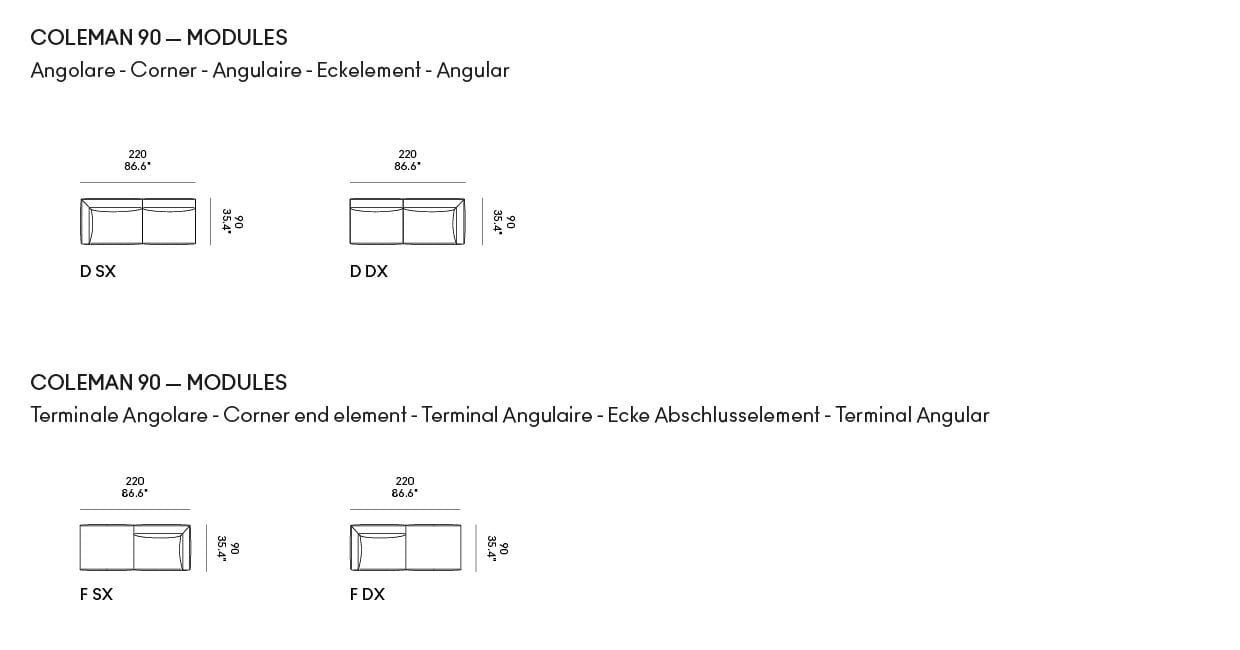 Sectional sofa Casamania & Horm Coleman ARCH-00132596 - Вид №11