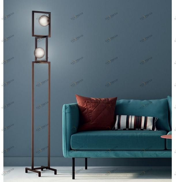 Euroluce Lampadari Торшер из металла и пирекса Rhythm sun-id-1422180