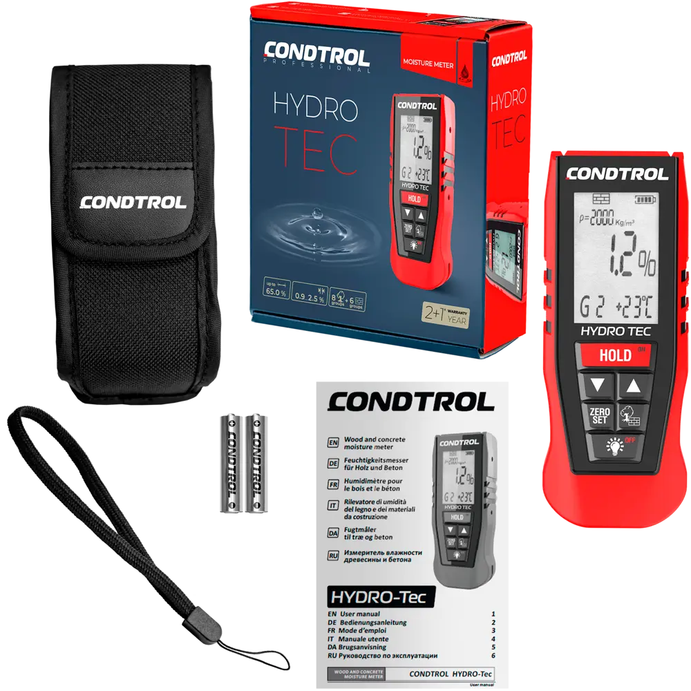 Влагомер бесконтактный Condtrol Hydro-Tec 3-14-020 погрешность 1% 81972885 STLM-2173783  - Вид №1