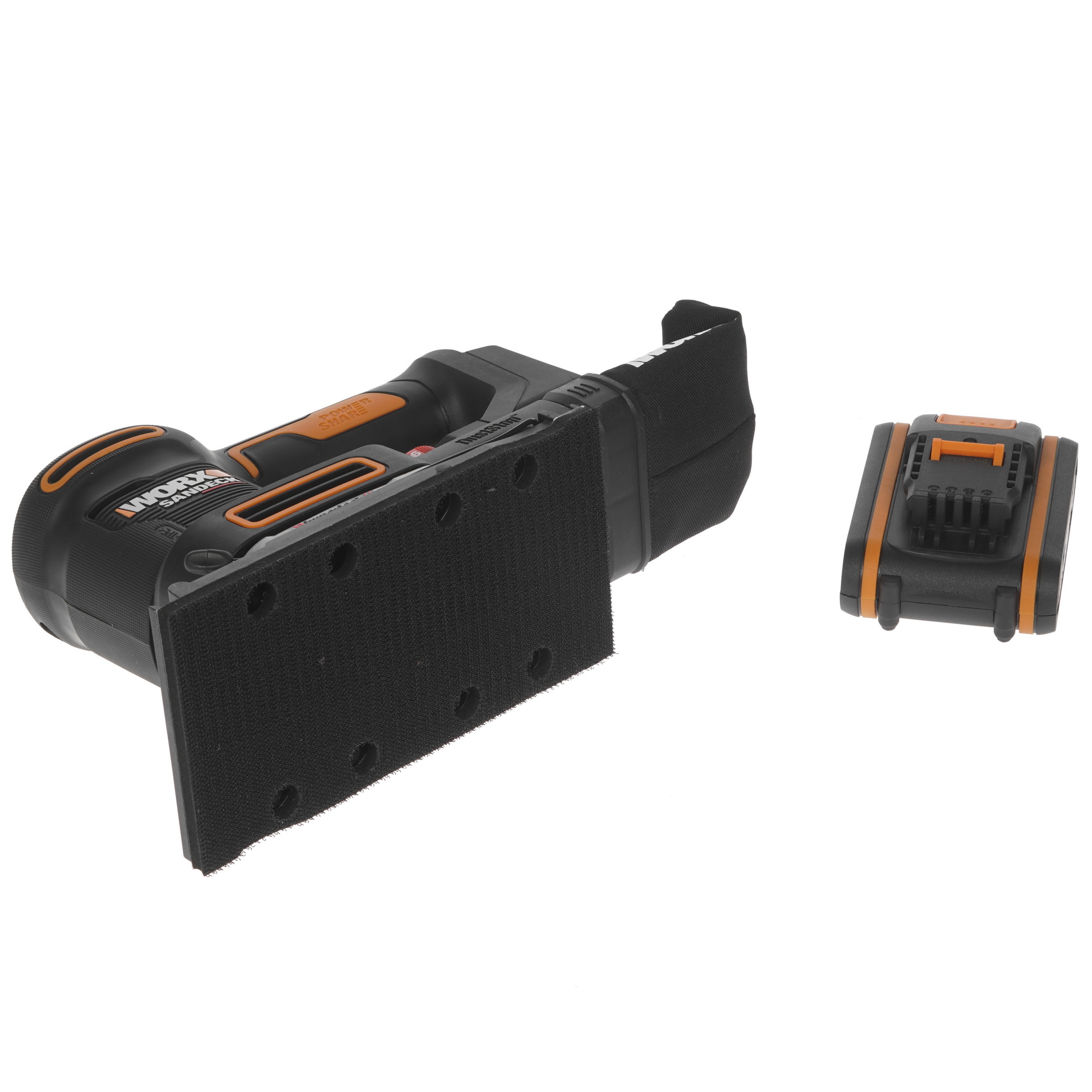 Виброшлифовальная машина Worx WX820 PowerShare 20V 8143020 STDN-0102527 - Вид №5