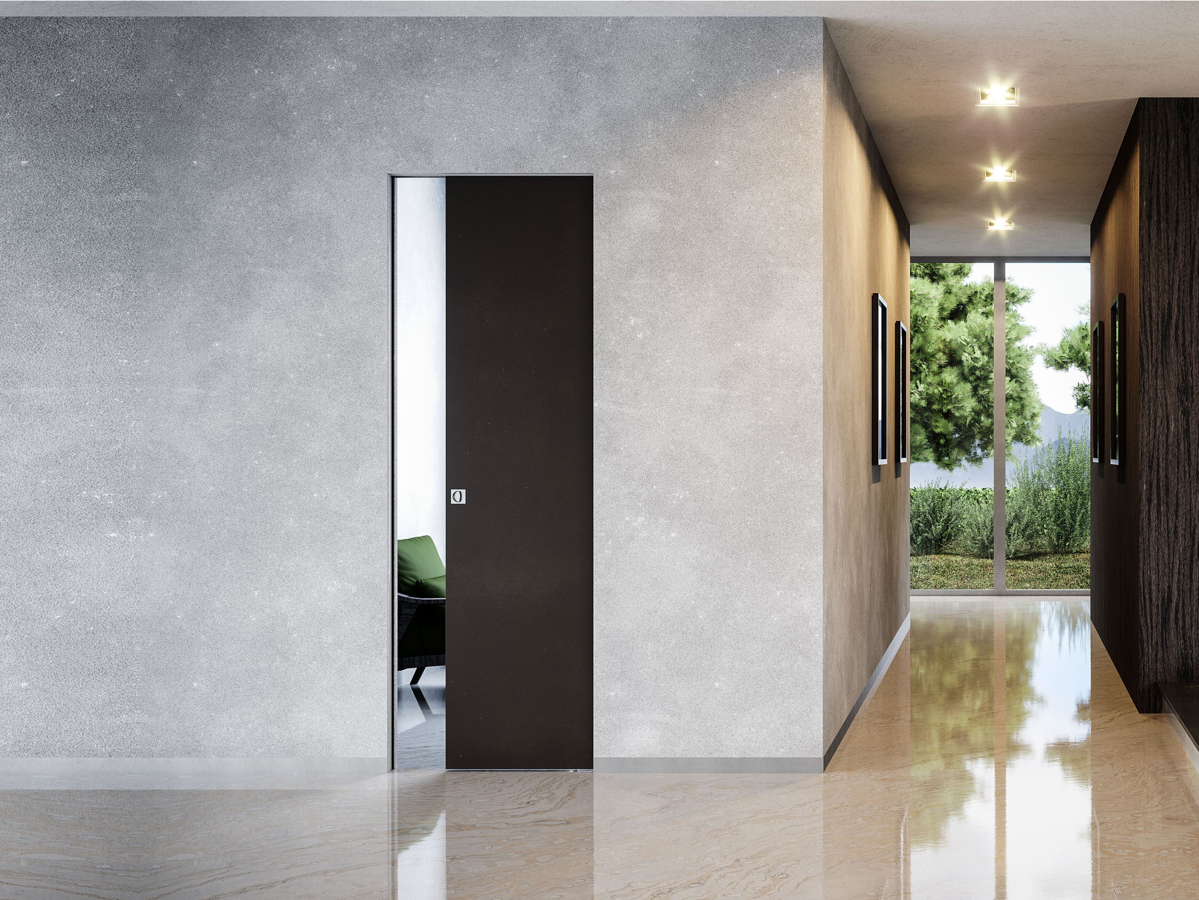 Раздвижные двери заподлицо стены Ermetika ABSOLUTE EVOKIT singolo ARCH-00142239