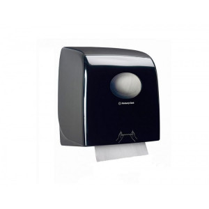 7185 Kimberly Clark Диспенсер для рулонных бумажных полотенец черный Kimberly Clark Professional Aquarius Slimroll 7185 черный