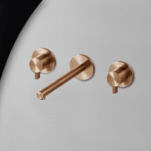 Смеситель для раковины розовое золото TOOX Radomonte TXQ29R