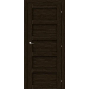 Дверь межкомнатная Прэсто глухая ПВХ ламинация цвет венге 70x200 см (с замком)