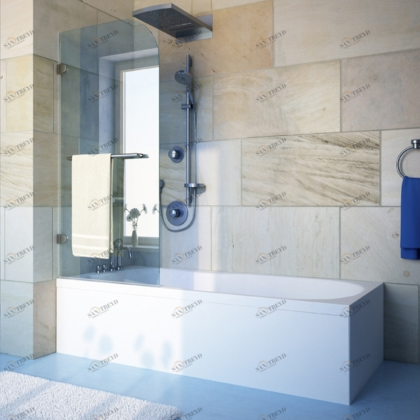 70X150GV001A Душевое ограждения на борт вынны GUTEWETTER Германия LUX