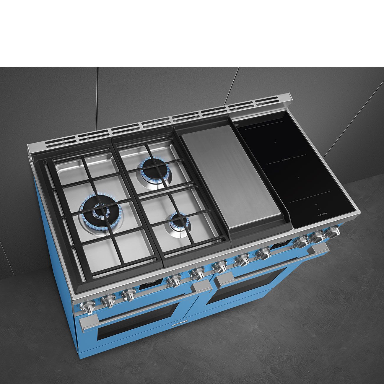 Отдельно стоящая кухня с плитой теппаньяки Smeg ARCH-00127298 - Вид №3