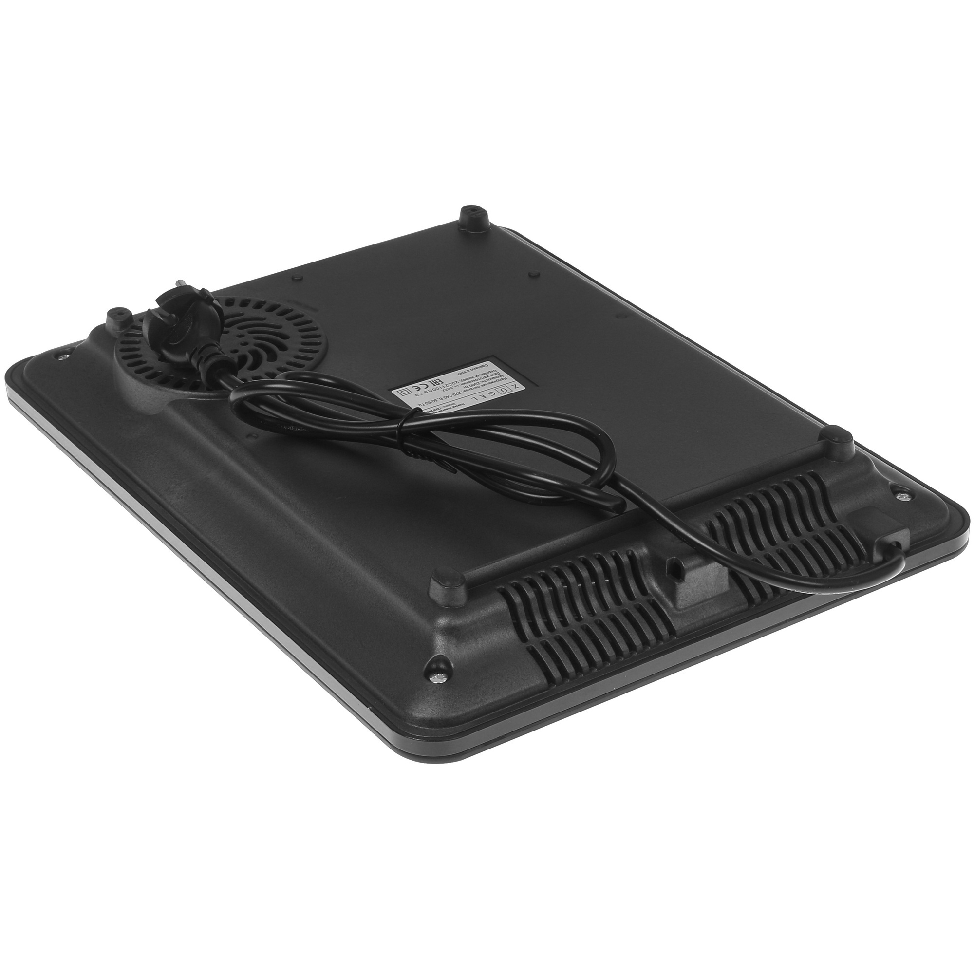 9979557 Плита компактная электрическая ZUGEL ZEHF280B черный STDN-0064561 - Вид №4