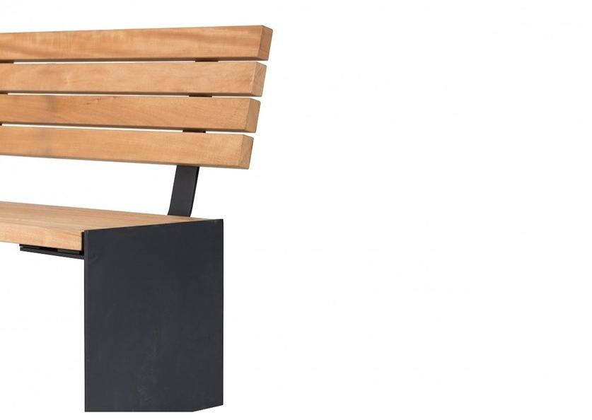 Euroform W Деревянная скамейка со спинкой Aron 1100  - Вид №2