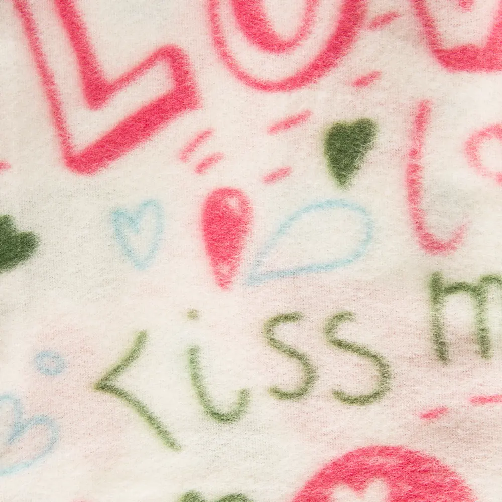 Плед «Kiss», 130х170 см, флис, цвет розовый BELEZZA STLM-2020710 - Вид №1