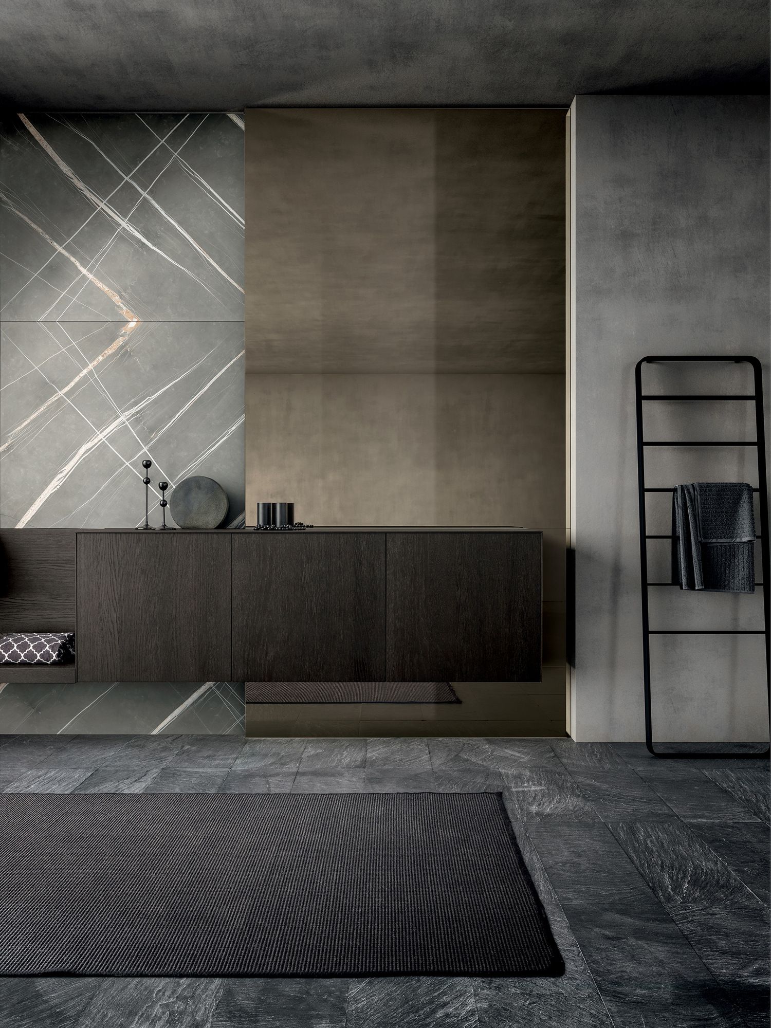 Подвесной шкаф для раковины из дуба со встроенной раковиной MODULNOVA MH6 ARCH-00095954 - Вид №6