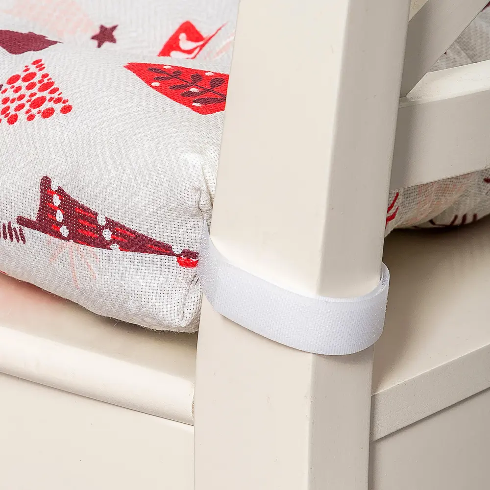 Сидушка Altali Скандинавия 40x40 см цвет серо-красный STLM-2131418 - Вид №3