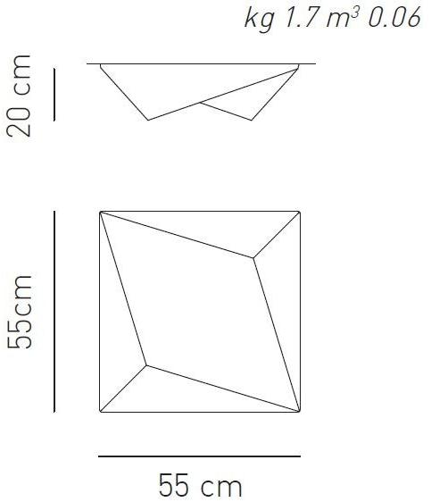 AXOLIGHT Потолочный светильник из ткани Ukiyo sun-id-1353154 - Вид №6