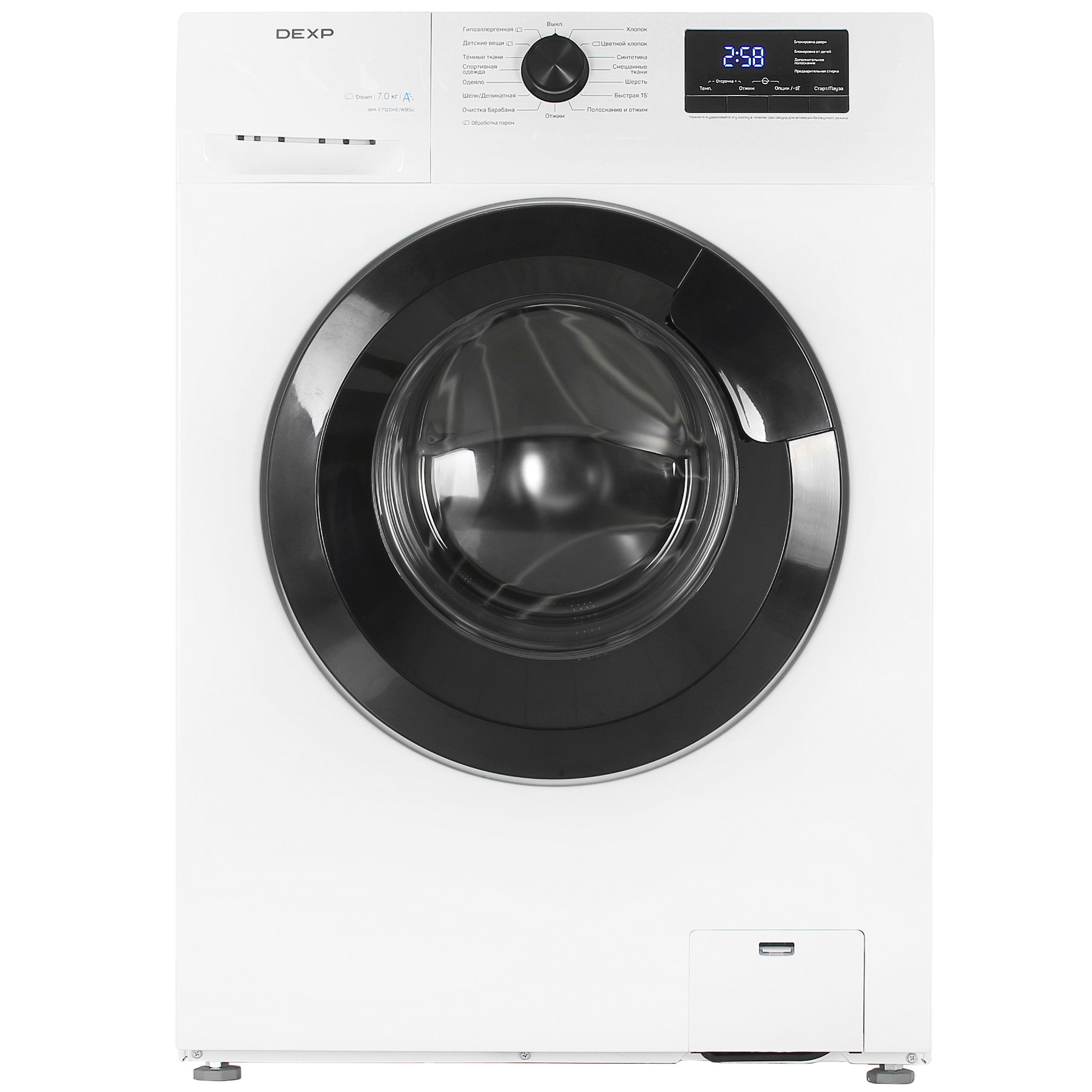 5098433 Стиральная машина DEXP WM-F712DHE/WBSu белый STDN-0151482