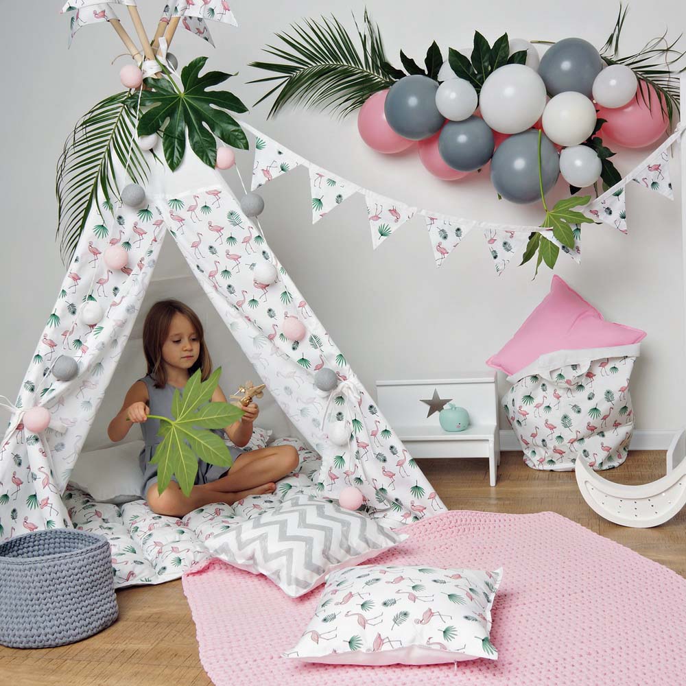 Коврик бомбон игровой Flamingo VAMVIGVAM FLAMINGO 281569 Белый;розовый Santreyd  - Вид №7