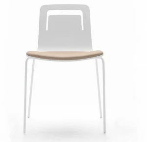 Viccarbe Штабелируемый деревянный стул со встроенной подушкой Klip