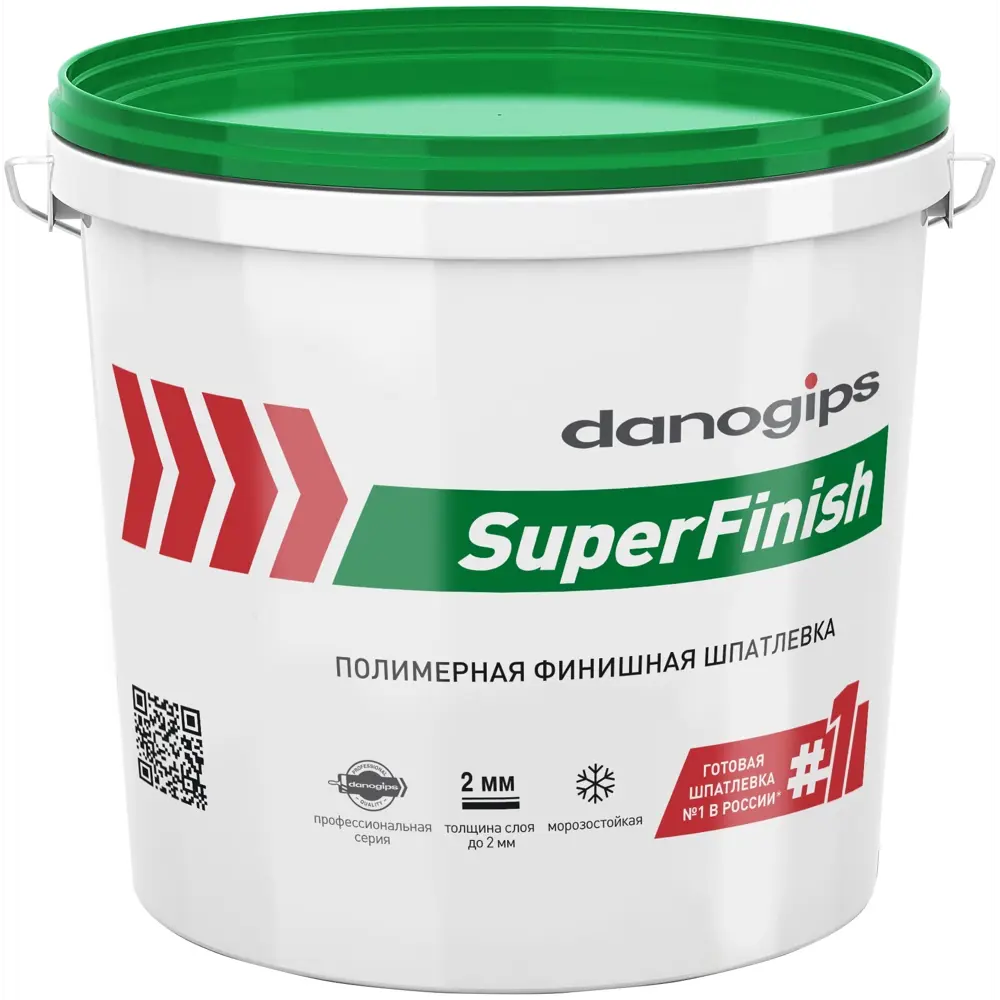 Готовая финишная шпаклевка DANOGIPS SuperFinish для идеальных стен 5 кг 82512350 STLM-0028992
