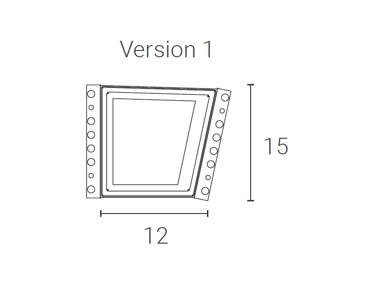 Металлический настенный светодиодный прожектор ZAVA SCHEGGE ARCH-00084712 - Вид №3