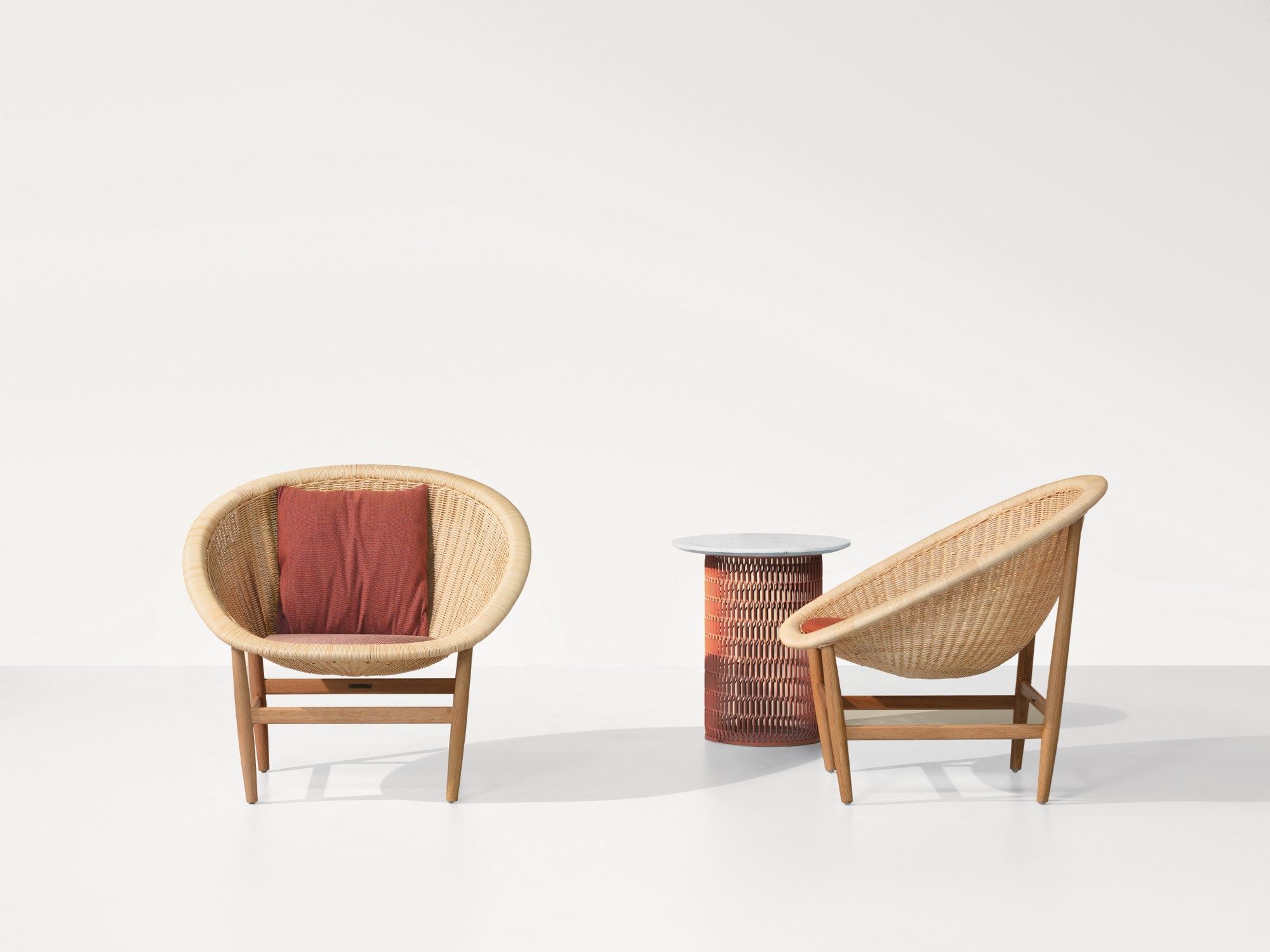 Плетеное кресло Kettal корзина ARCH-00123177 - Вид №2