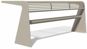 BENKERT BANKE Прямоугольный стол для общественных мест из нержавеющей стали Siardo