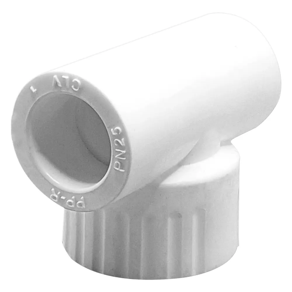 Тройник комбинированный Ростерм 20x3/4"x20 мм ВР полипропилен STLM-2017540 - Вид №1