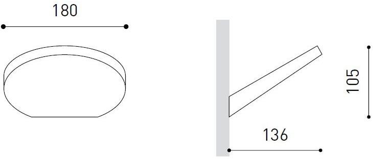 Arkoslight Настенный светильник из алюминия непрямого света Flap sun-id-1364292 - Вид №23