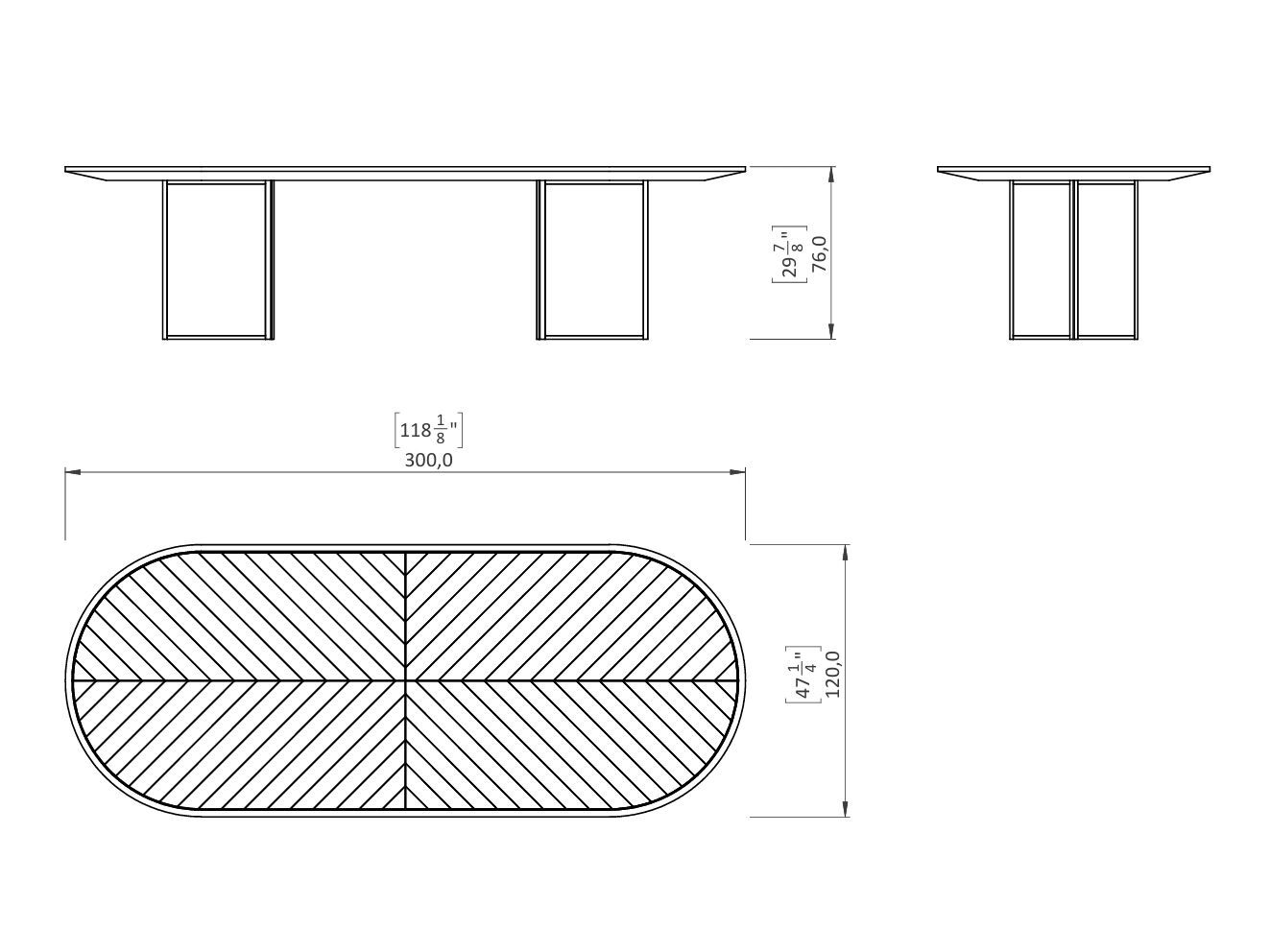 Овальный обеденный стол Casa Magna Essence ARCH-00105503 - Вид №9