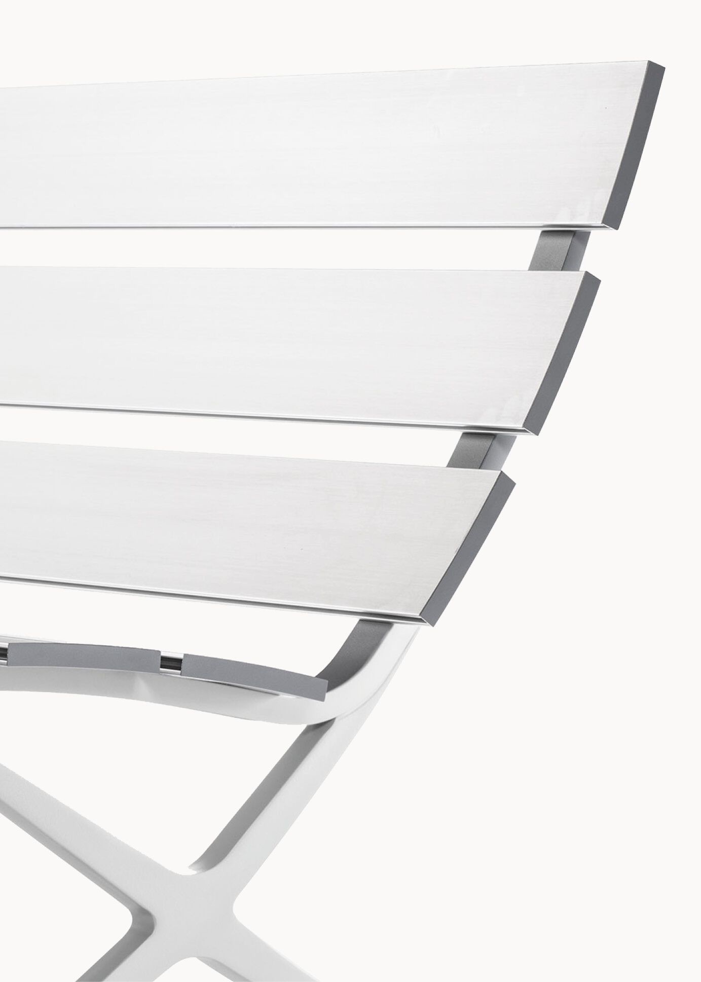 Секционная скамья со спинкой BD Barcelona Aluminium ARCH-00070088 - Вид №1