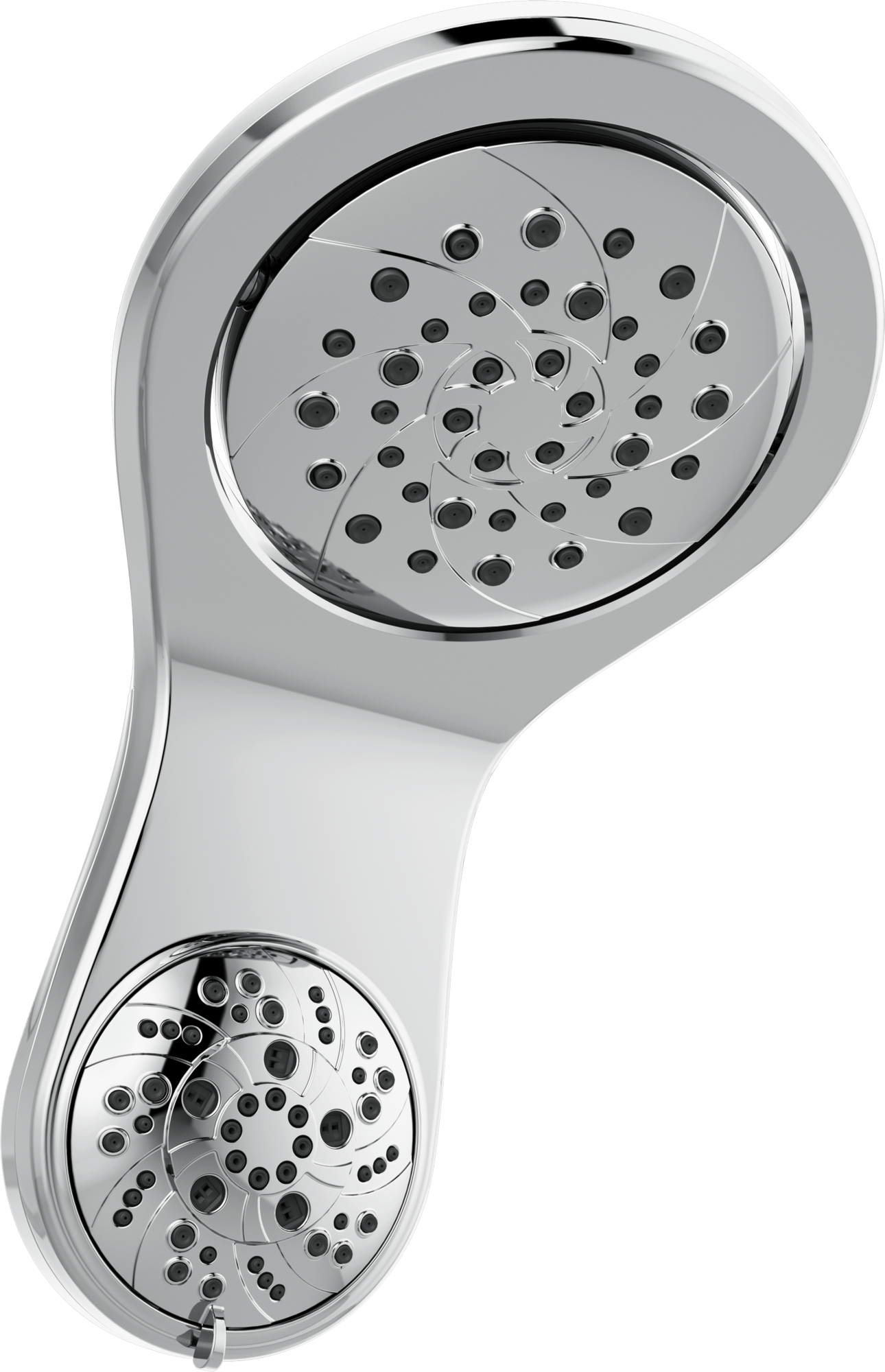 58581-25-PK HydroRain® H2Okinetic® 5-регулировочная душевая лейка два в одном Delta Faucet Universal Showering Хром  - Вид №23