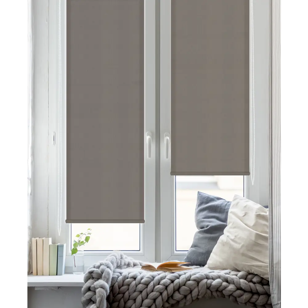 Штора рулонная Inspire Шантунг 55x160 см коричневая 82807418 STLM-2134864 - Вид №5