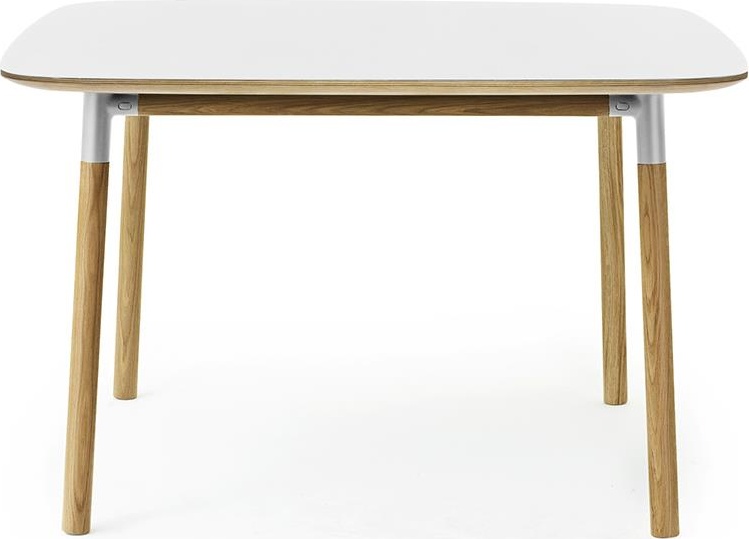 602828 Стол 120 x 120 см Белый / Дуб Норманн Копенгаген Normann Copenhagen Form