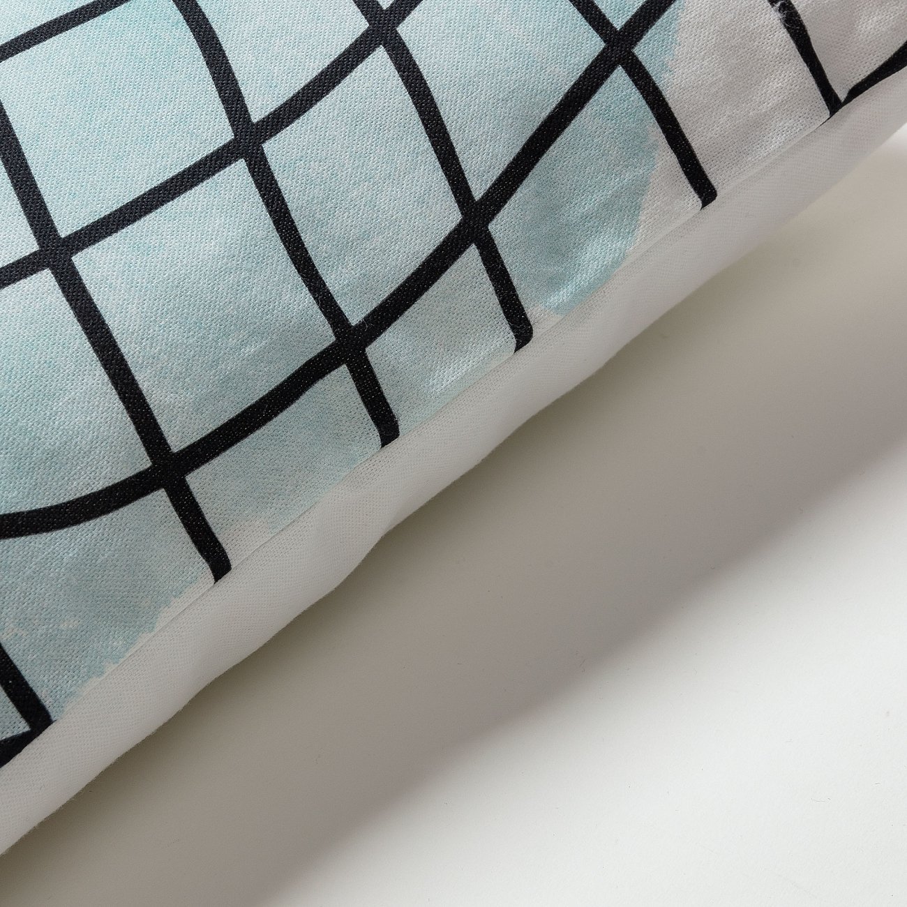 Чехол на подушку Kristy 45x45 черно-белый от La Forma LA FORMA ОРНАМЕНТ 299184 Белый  - Вид №3