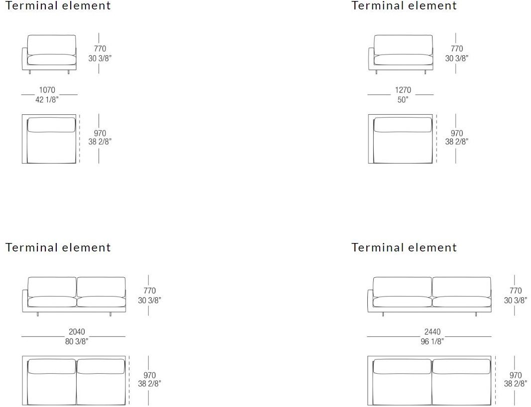 MisuraEmme Модульный угловой диван из ткани Misuraemme sun-id-1394480 - Вид №14