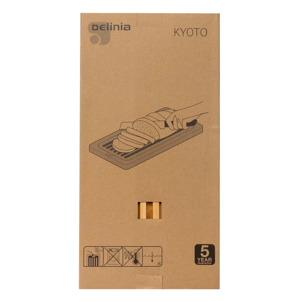 Доска разделочная Delinia 40x20 см бамбук цвет золотистый 87819289 STLM-2117963  - Вид №2