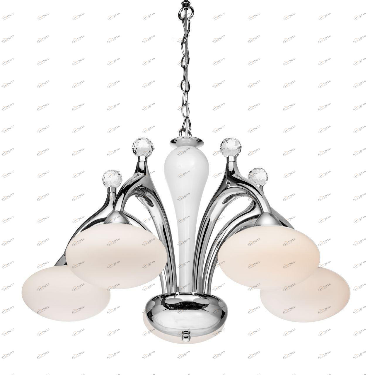 Подвесная люстра Silver Light Premium 702.54.5 SILVER LIGHT ДИЗАЙНЕРСКИЕ, PREMIUM 186008 Белый 